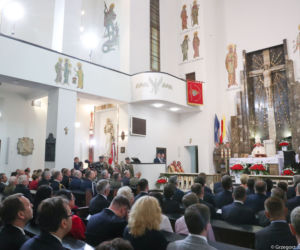 Agata Duda na obchodach Święta Wojska Polskiego w Katowicach