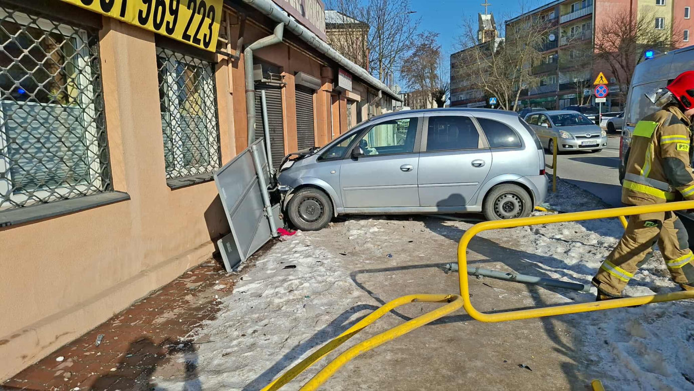Wypadek na ulicy Radomskiej w Starachowicach