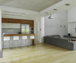 Projekt wnętrz domu w stylu minimalistycznym