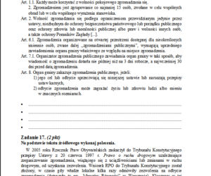 Matura 2013, WOS, poziom rozszerzony