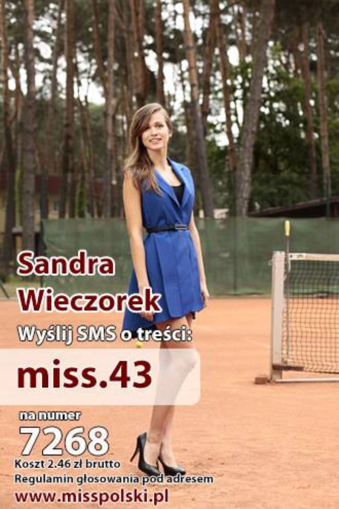 Wybory miss polski 2014 Sandra Wieczorek