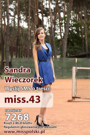 Wybory miss polski 2014 Sandra Wieczorek