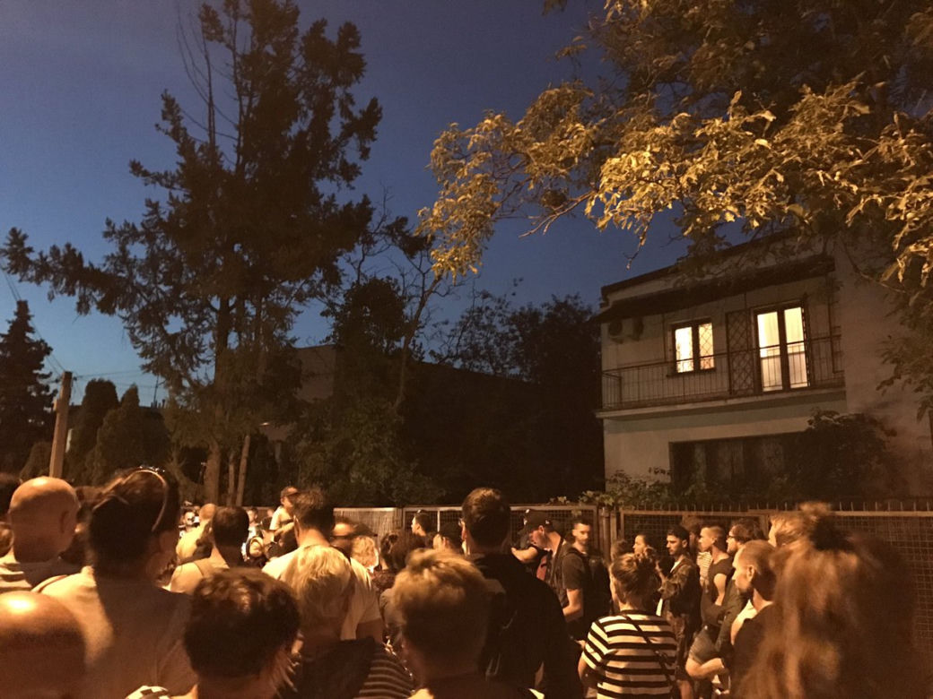 Protest przed domem Kaczyńskiego