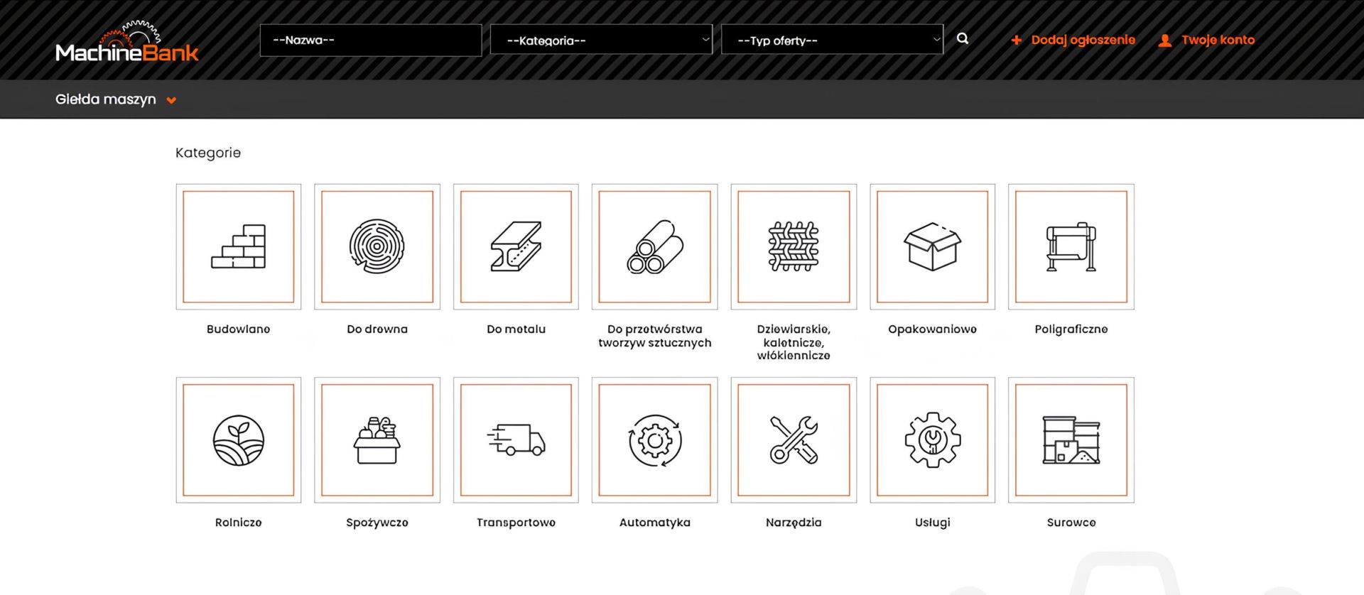 Szeroki wybór kategorii na bankmaszyn.pl