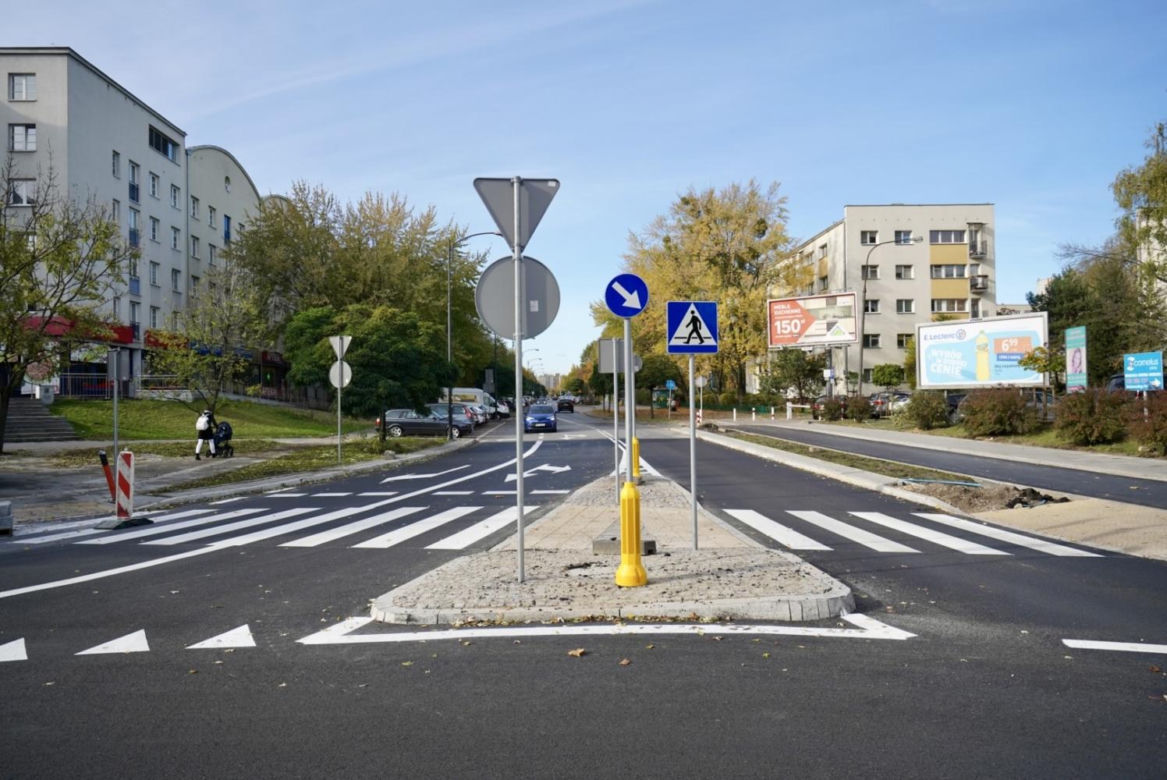 Ulice Rudnickiego, Perzyńskiego i Podczaszyńskiego na Bielanach po przebudowie