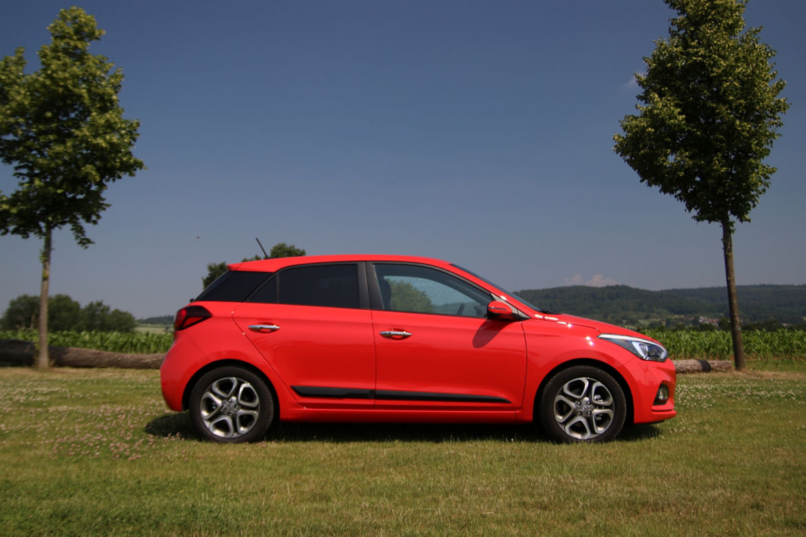 Hyundai i20 1.0 T-GDI 120 KM 6MT (lifting 2018) Tomato Red