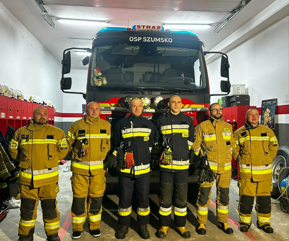 OSP Szumsko „Gasi Raka”! Niezwykła akcja strażaków z powiatu kieleckiego