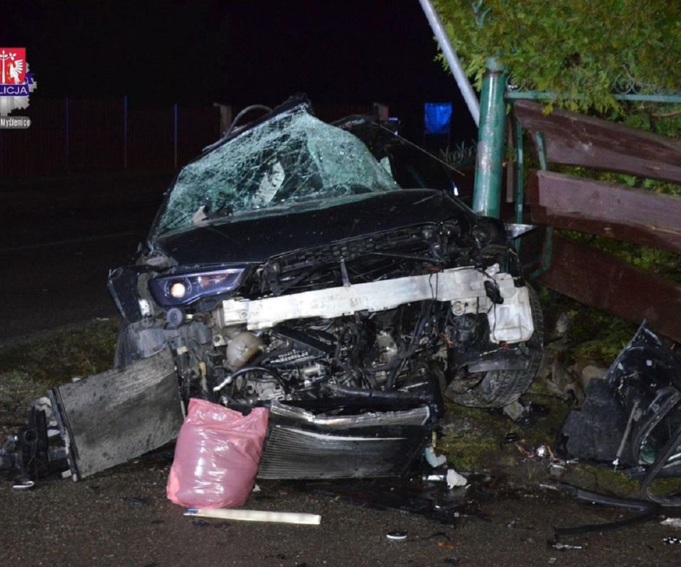 Dramat na drodze w Małopolsce. Zmarł 21-latek, 17-latka walczy o życie