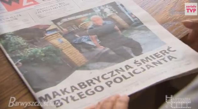 Barwy szczęścia odc. 1050. Gazety o śmierci Tomka