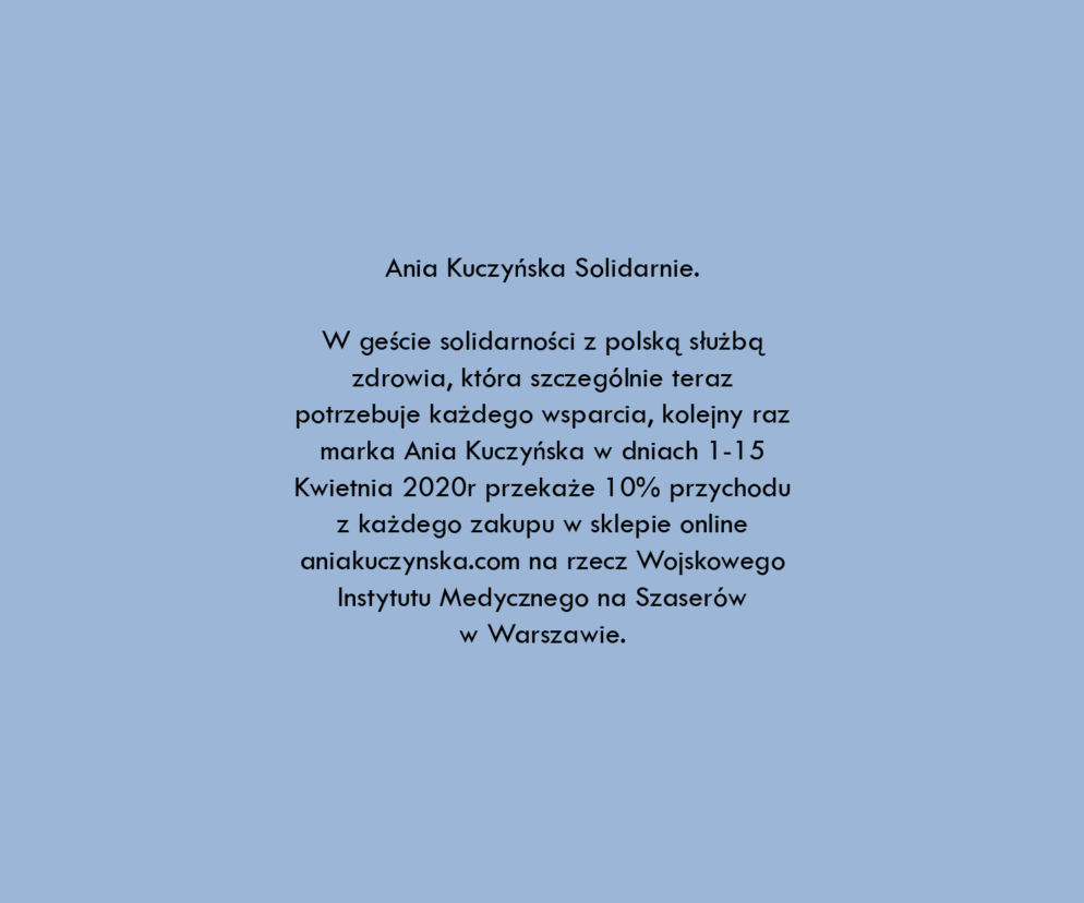 Marka Ania Kuczynska pomaga