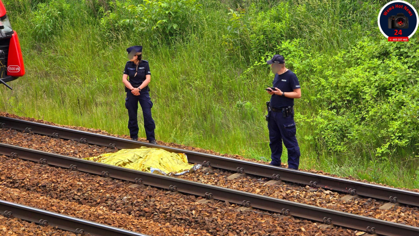 Tragedia na torach. Nie żyje człowiek potrącony przez pociąg 