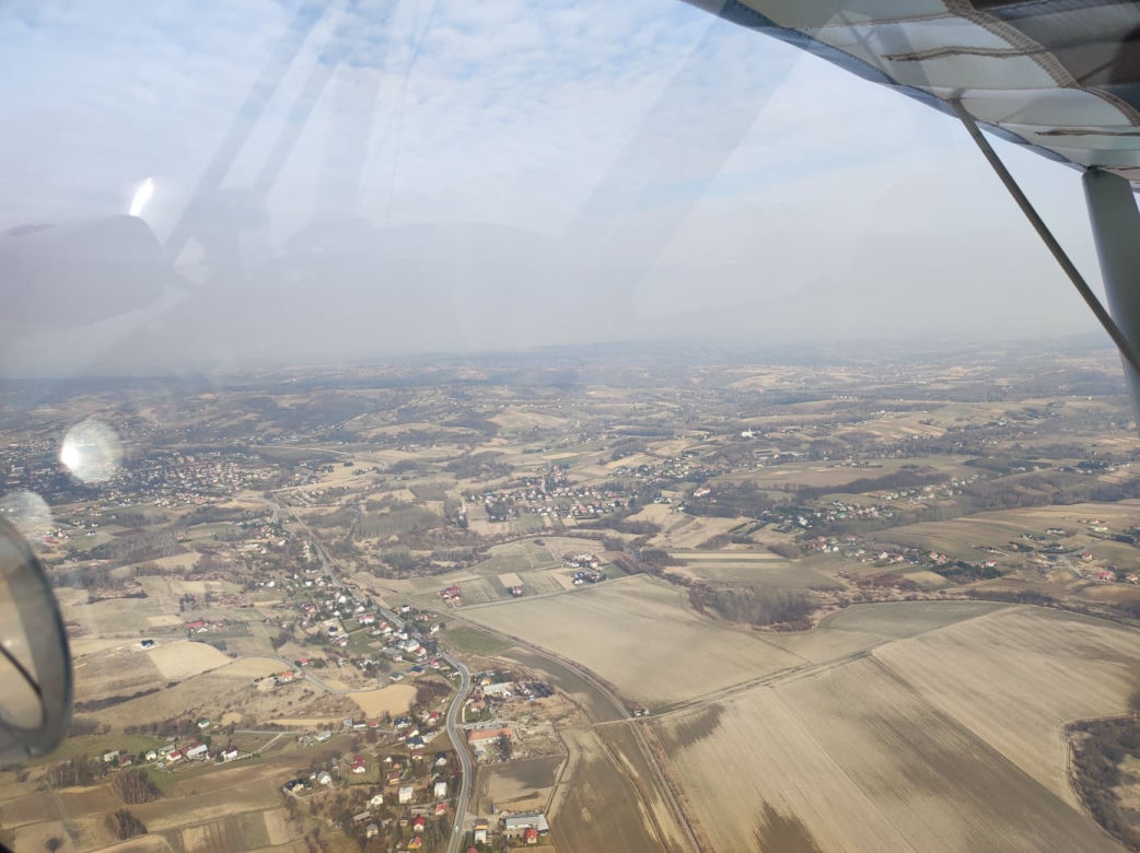 Lot Bushcatem nad Tarnowem. Na konto WOŚP trafiło ponad 1000 zł 
