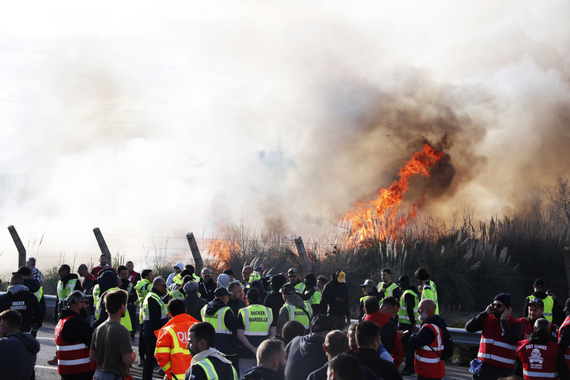 Protest we Francji