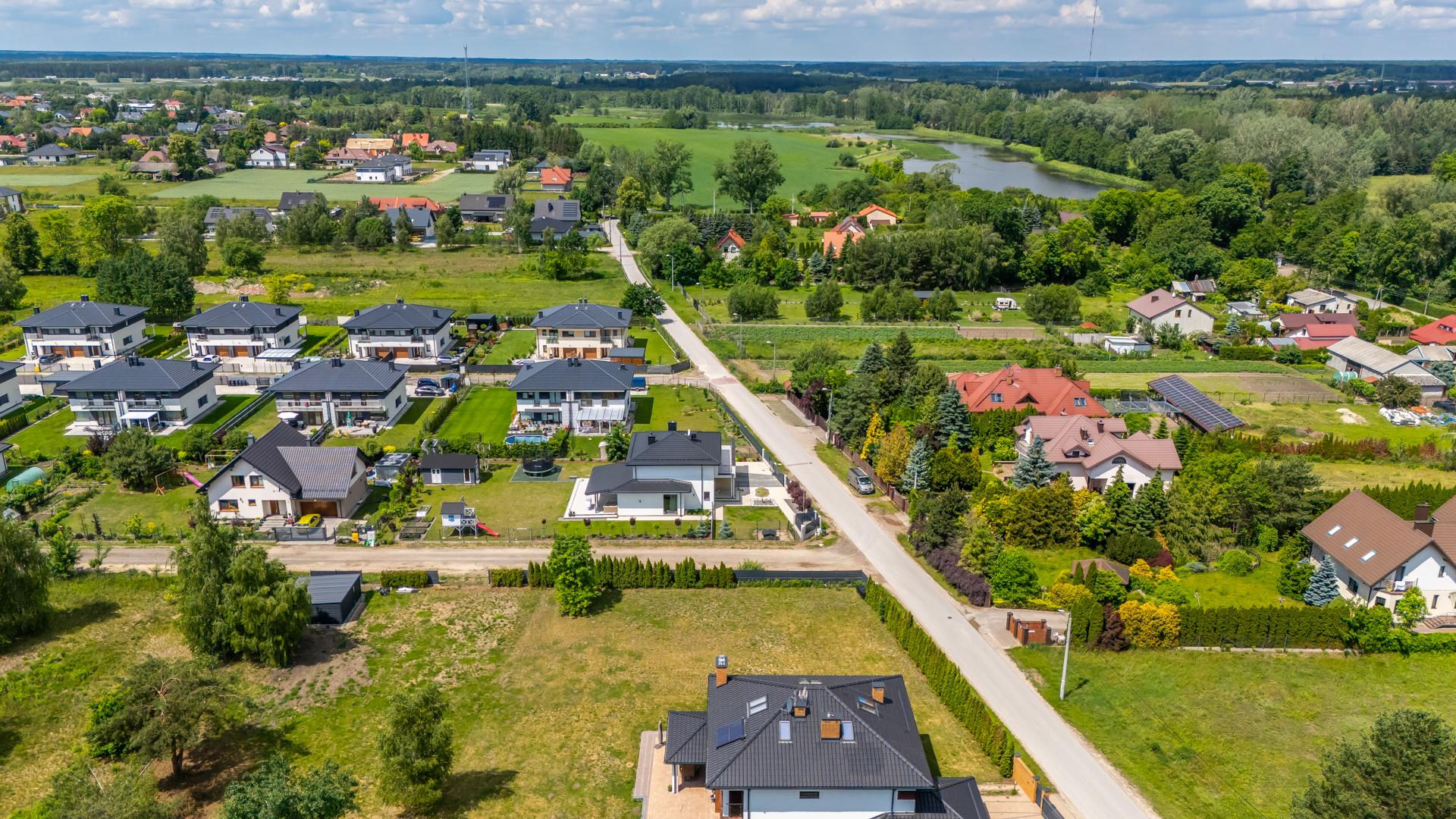 Głosków, gmina Piaseczno. Nowe osiedle deweloperskie