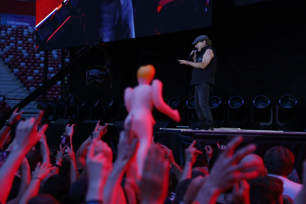 Koncert AC/DC w Warszawie (4.07.2025) - część druga. Organizatorem koncertu jest Live Nation
