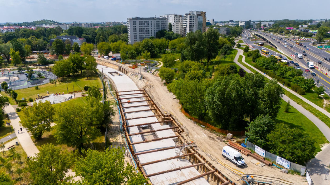 Budowa tramwaju do Dworca Zachodniego od strony Ochoty