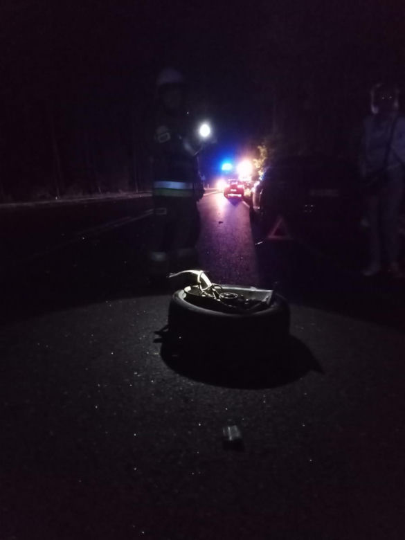 Wypadek między Krzeszycami a Lubniewicami