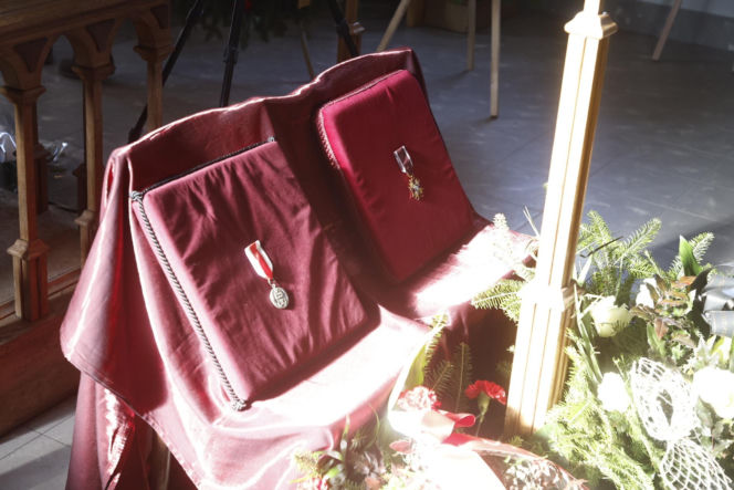 Pogrzeb fotoreportera Adama Chełstowskiego