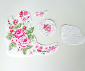 Pisanki decoupage krok po kroku: wycinamy