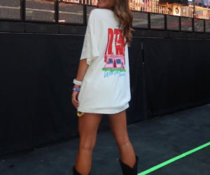 Anna Lewandowska na koncercie