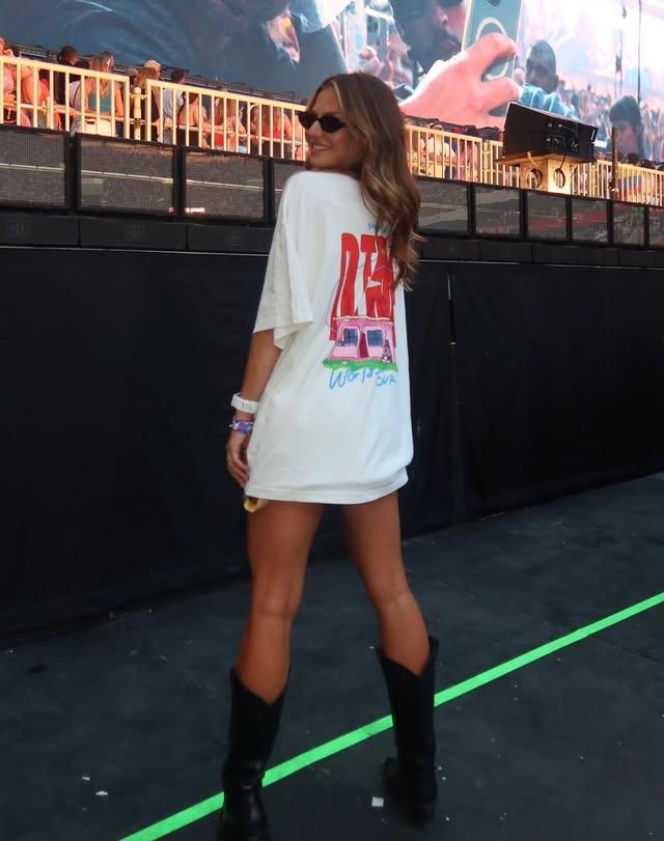 Anna Lewandowska na koncercie
