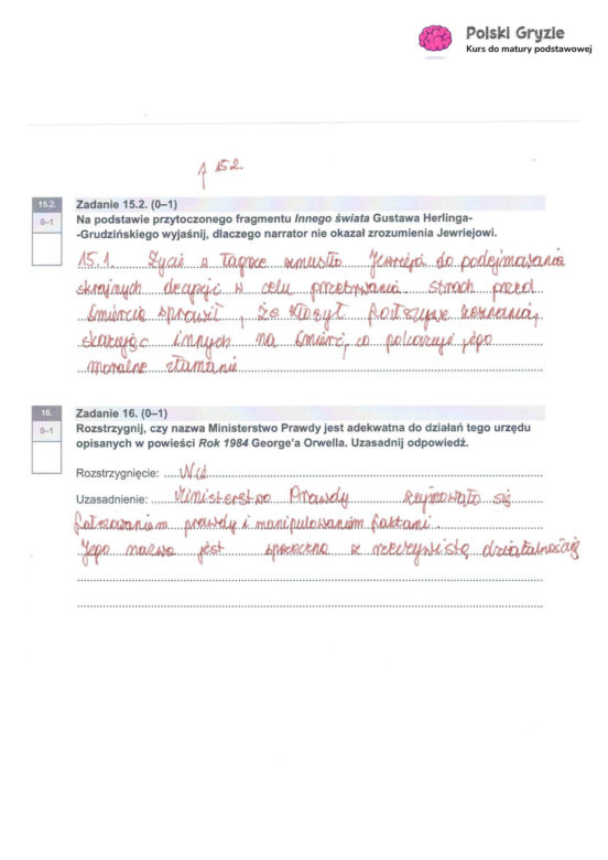 Matura 2026 z języka polskiego: odpowiedzi do wszystkich zadań z arkusza CKE 4.05.2026