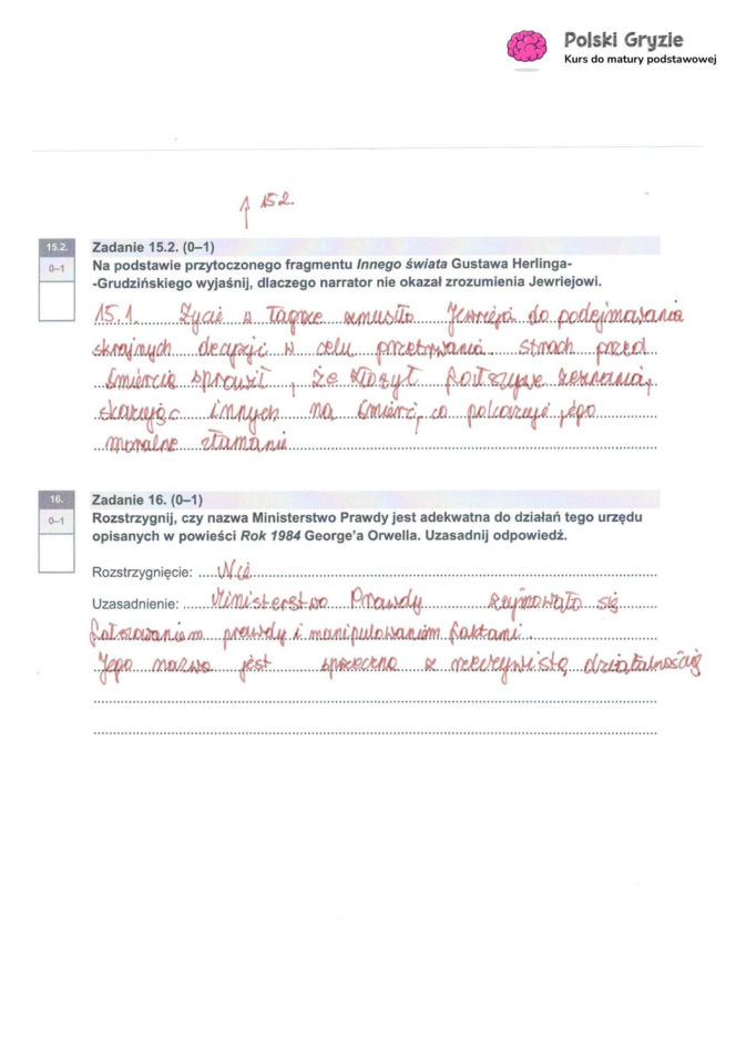 Matura 2026 z języka polskiego: odpowiedzi do wszystkich zadań z arkusza CKE 4.05.2026