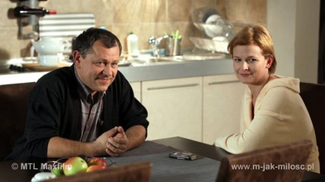 M jak miłość. Henio (Tadeusz Chudecki), Marta (Dominika Ostałowska)