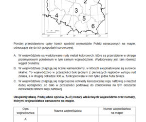 Matura geografia rozszerzona 2021 - arkusz CKE