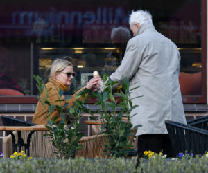 Barbara Bursztynowicz na słodkiej randce z mężem