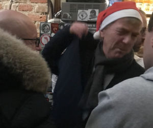 Zbigniew Boniek w knajpie