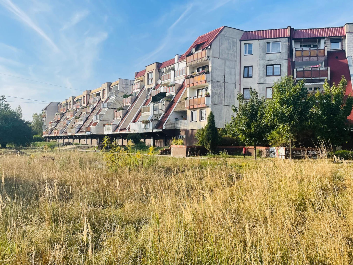 Bloki "tarasowce", osiedle Zamkowe, Będzin