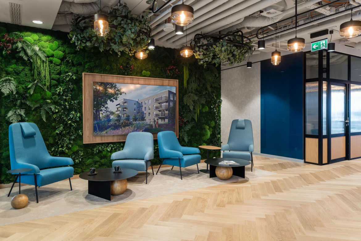 Biuro Bouygues Immobilier Polska w Warszawie od Bit Creative