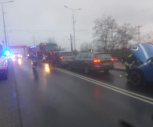 Wypadek na wiadukcie obok Zawiszy w Bydgoszczy! [ZDJĘCIA]