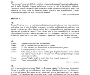 ARKUSZE CKE - Matura francuski - poziom podstawowy 2019