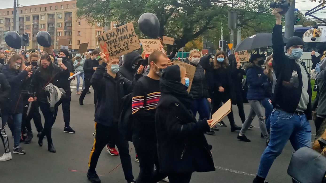 Protest kobiet w Szczecinie - 28.10.2020