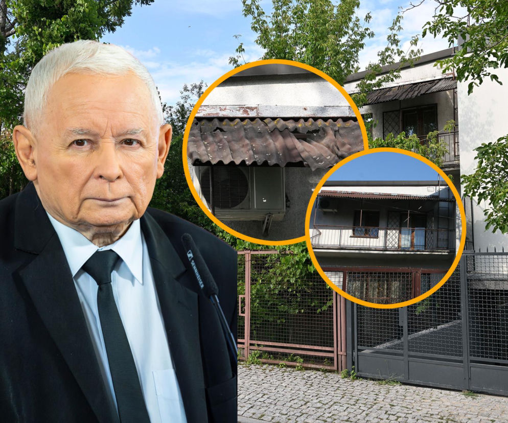 Smutny widok domu Kaczyńskiego. Willa na Żoliborzu się sypie