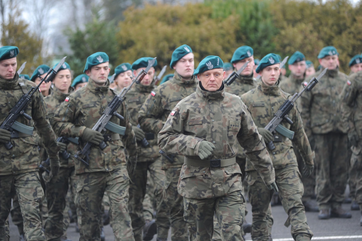 Ochotnicy złożyli przysięgę wojskową