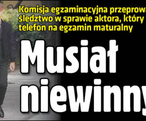 Musiał niewinny!