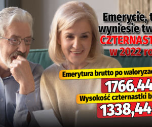 Emerycie, tyle wyniesie twoja czternastka w 2022 roku!