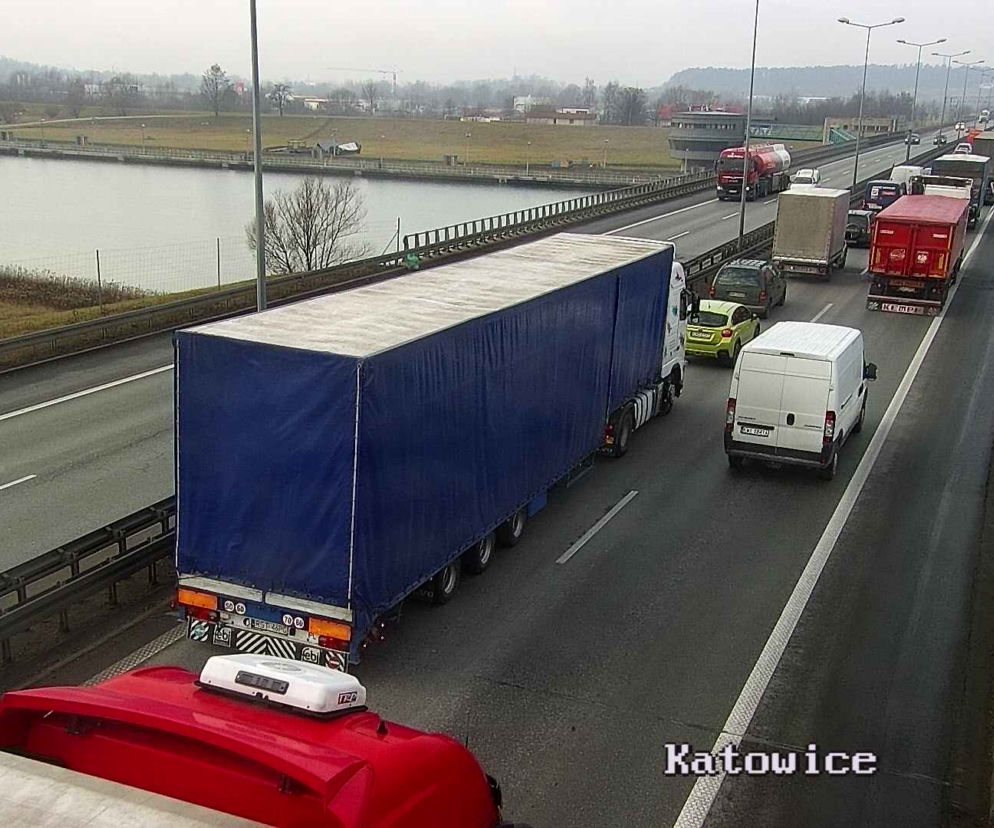 Potężny korek na autostradowej obwodnicy Krakowa