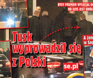 Tusk wyprowadził się z Polski