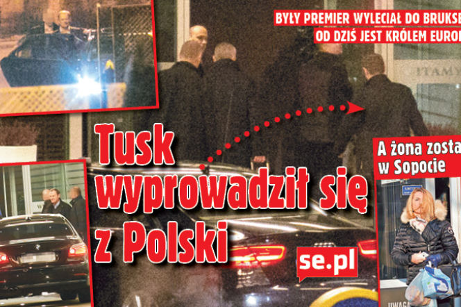 Tusk wyprowadził się z Polski