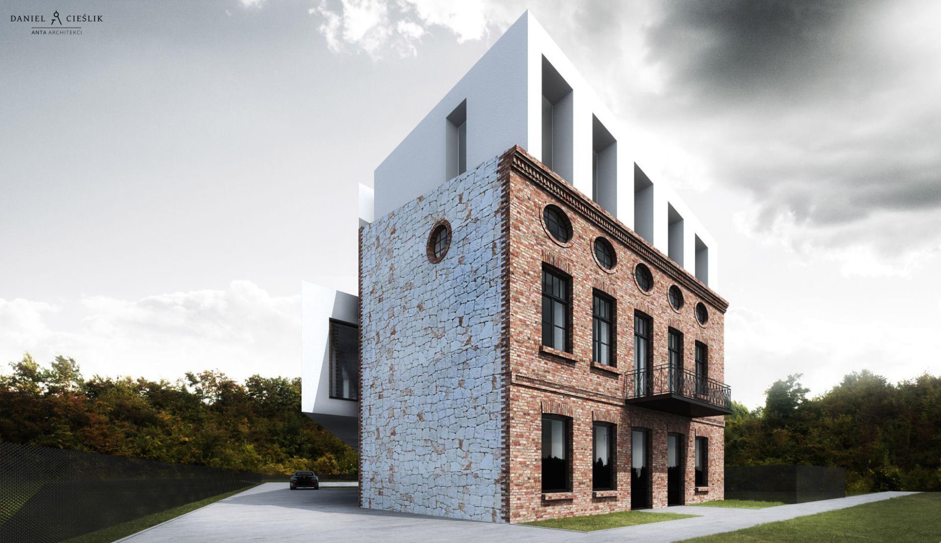 Budynek przy ulicy Ludowej w Częstochowie - wizualizacja