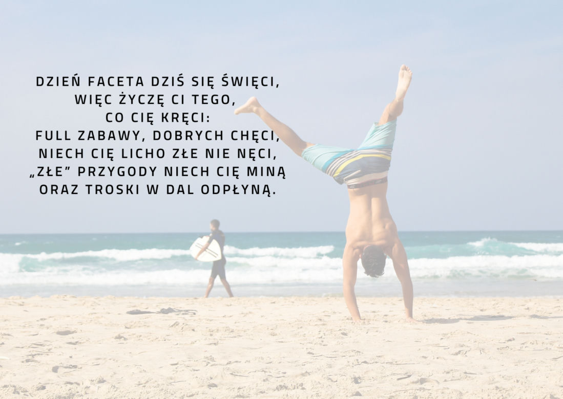 Życzenia na Dzień Mężczyzn 2021