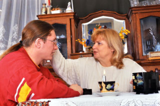 Stanisława Celińska z rodziną