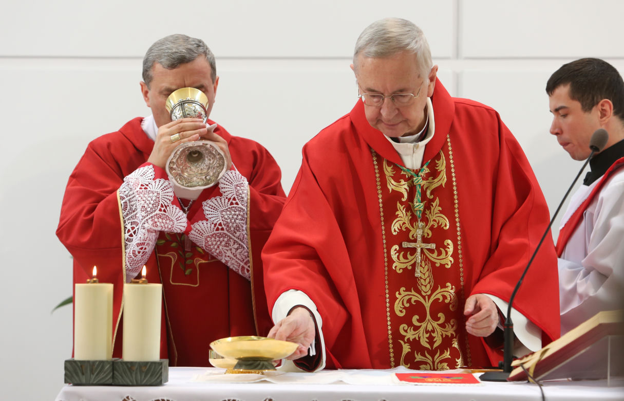 Biskup Tadeusz Bronakowskim, arcybiskup Stanisław Gądecki