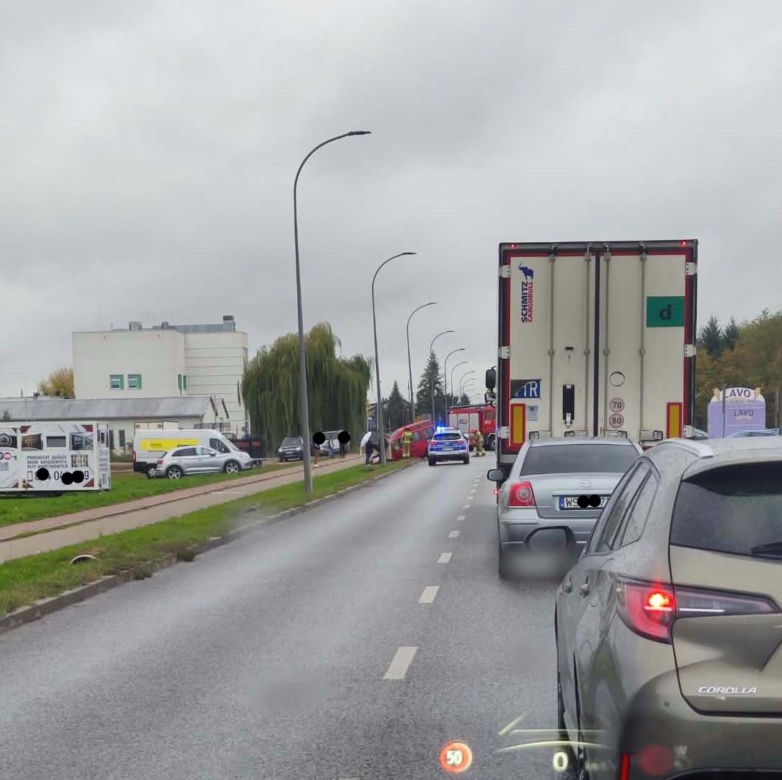 Wypadek przy Parku Wodnym w Siedlcach
