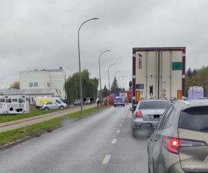 Wypadek przy Parku Wodnym w Siedlcach