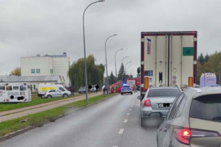 Wypadek przy Parku Wodnym w Siedlcach